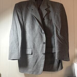 Vintage Zagato Jacket Mens 42S Wool Tweed Blazer S10